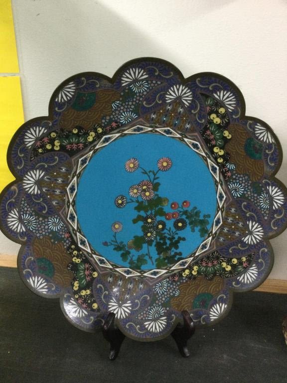 Lot 170: Vintage Cloisonne Plate