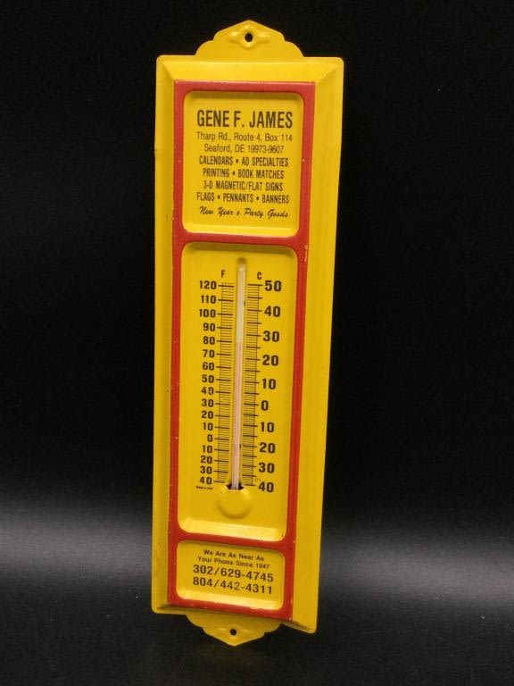 Lot 181: Vintage Advertising Thermometer