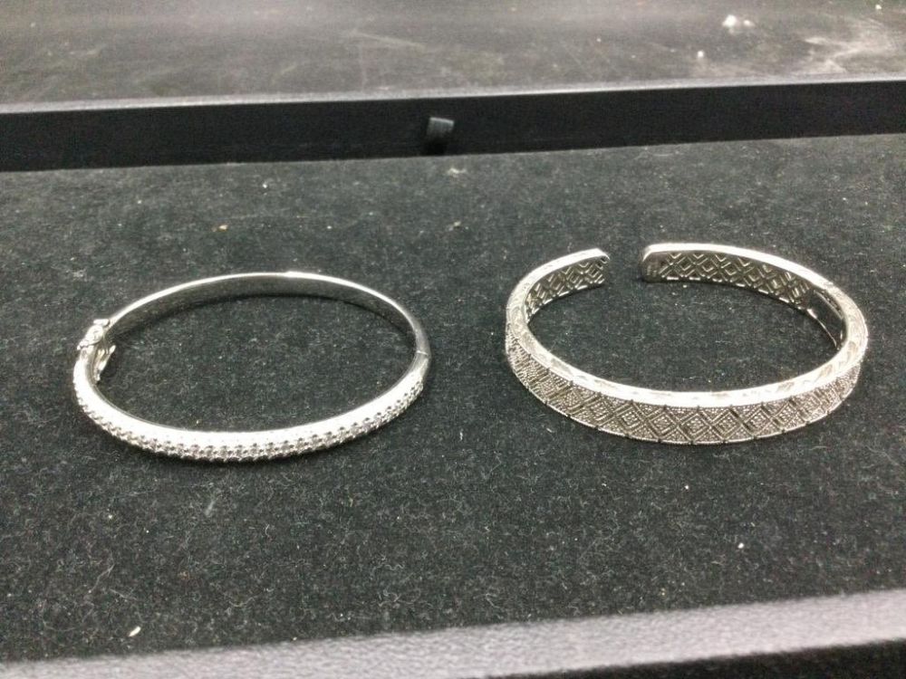 Lot 194: Sterling Bracelets