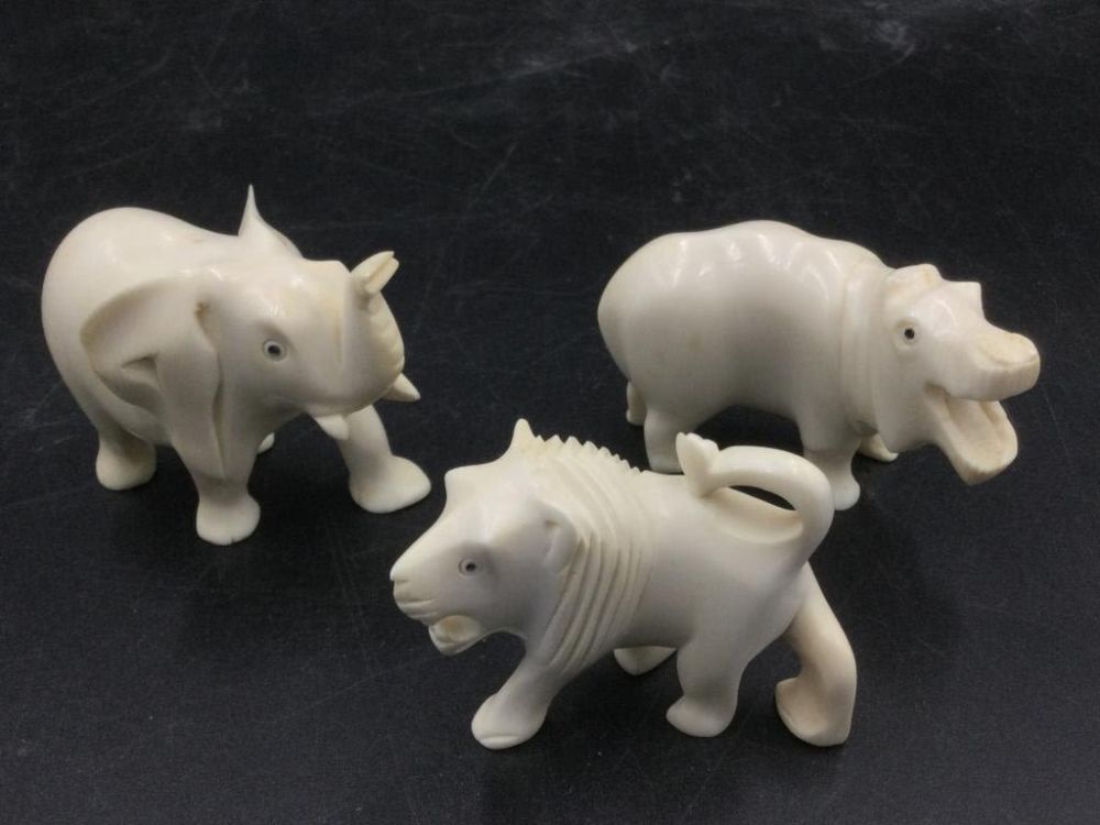 Lot 210: Carved Animals