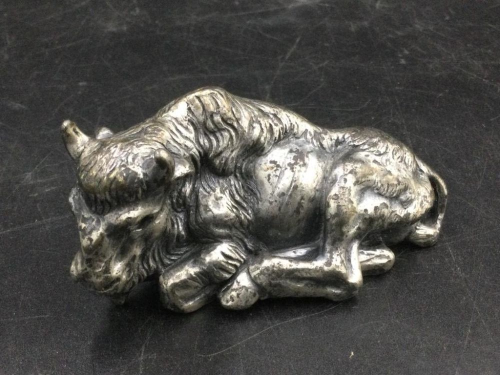 Lot 216: Petro Italian Pewter Buffalo