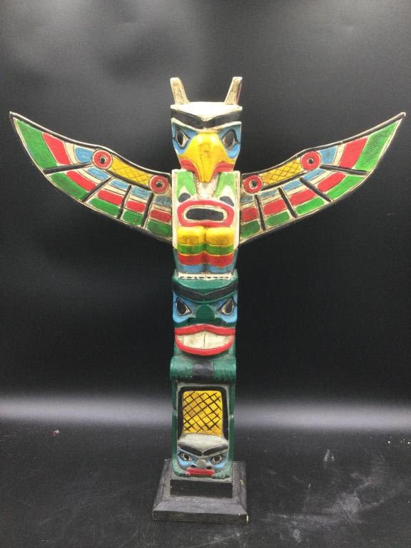 Lot 226: Carved Wood Totem