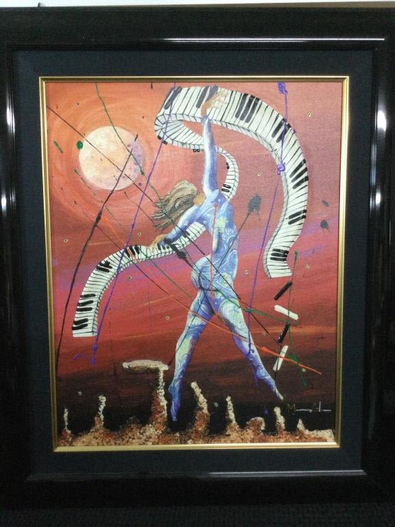 Lot 234: Marcus Glenn Giclee 1968 "The Keys to a Dance"