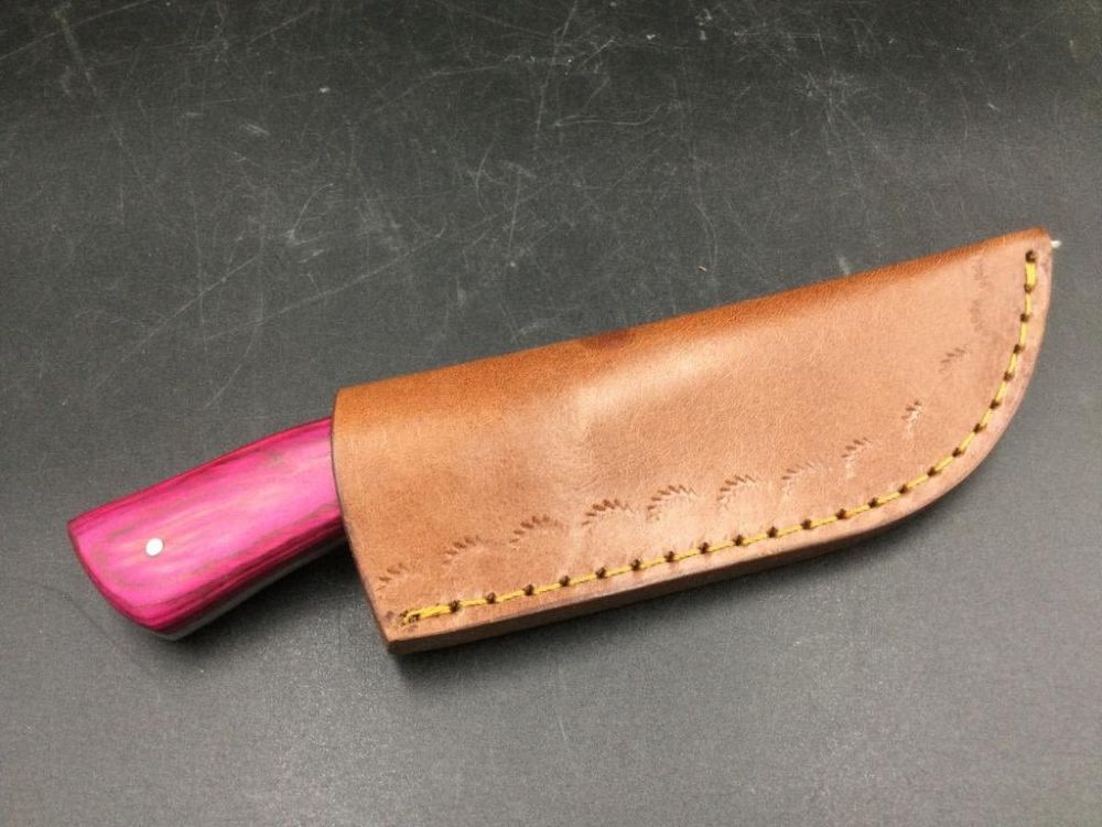 Lot 240: Damascus Steel Knife