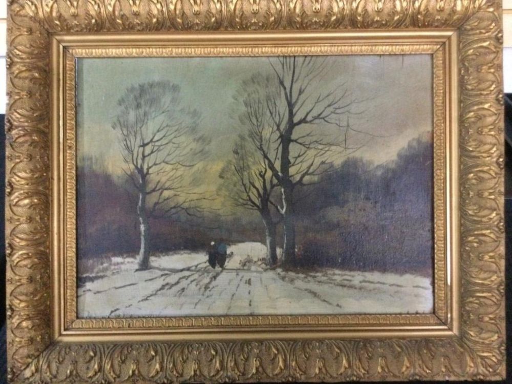 Lot 244: Vintage Oil Painting