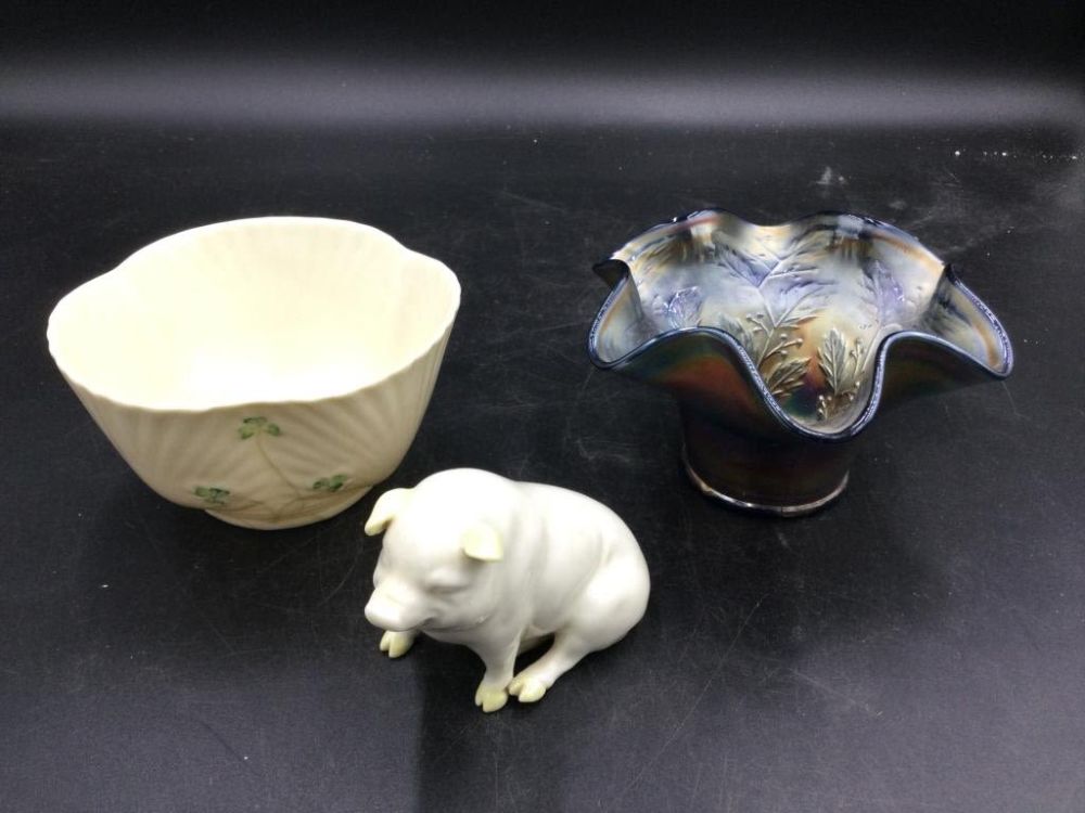 Lot 277: Belleek & Carnival