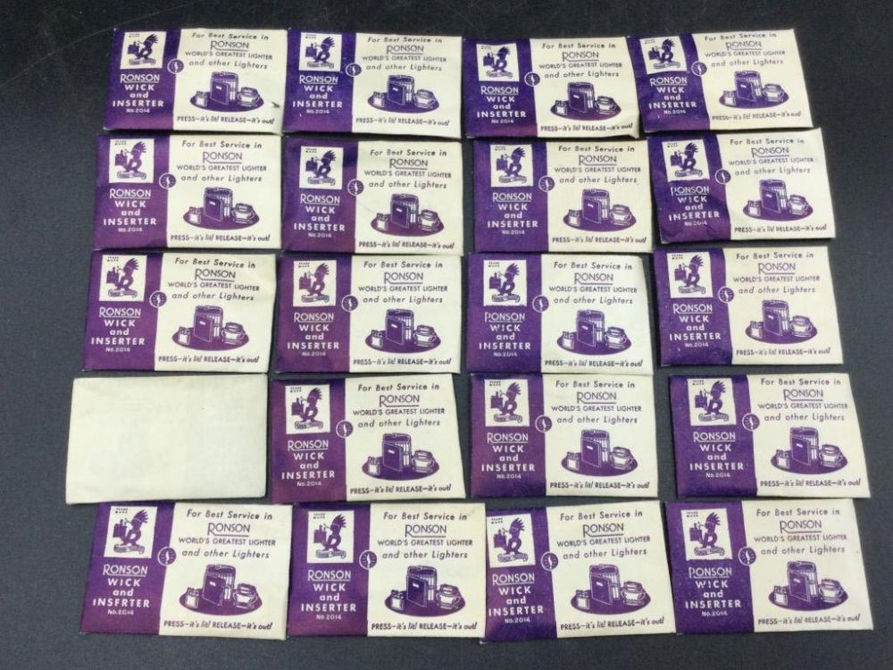 Lot 281: Vintage Ronson Wick & Inserts
