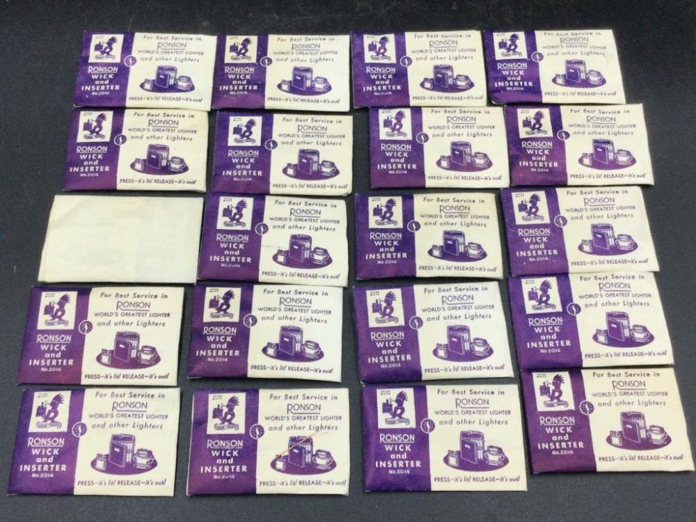 Lot 292: Vintage Ronson Wicks & Inserts