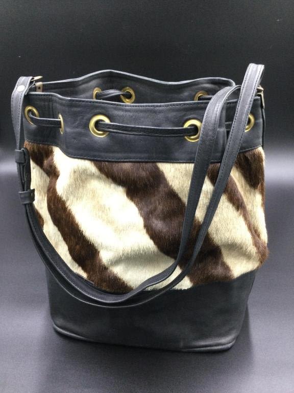 Lot 4: Zebra & Leather Bag
