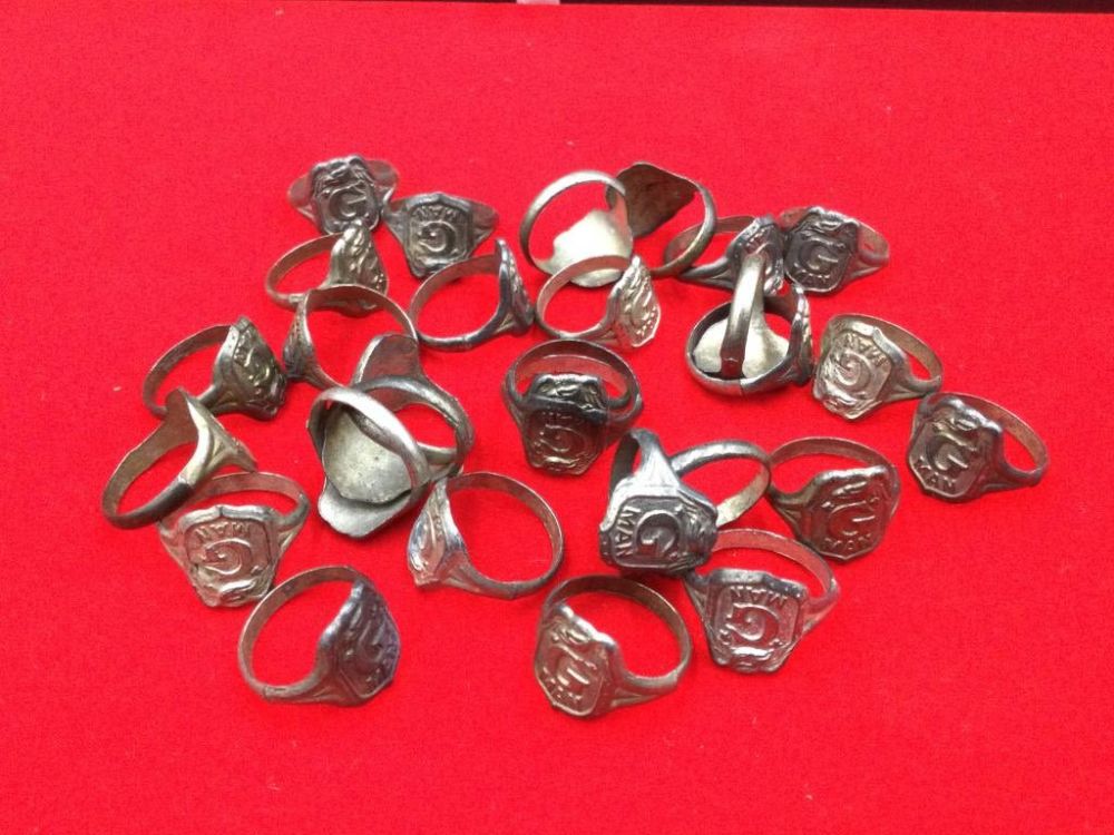 Lot 15: Vintage Comic Rings