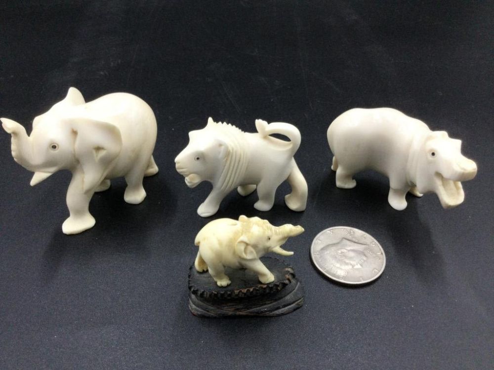 Lot 43: Carved Animals