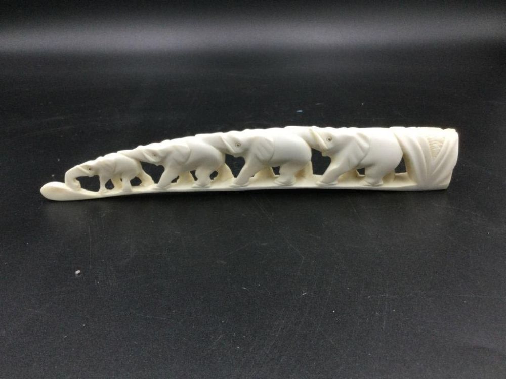 Lot 85: Carved Elephant Bridge