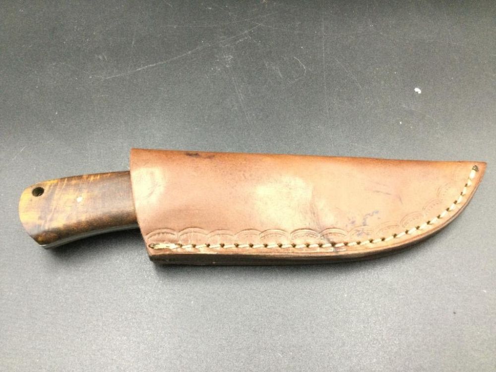 Lot 91: Damascus Steel Knife