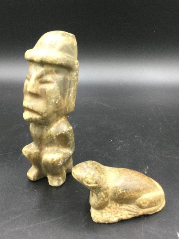 Lot 148: Vintage Carved Alaskan Soapstone