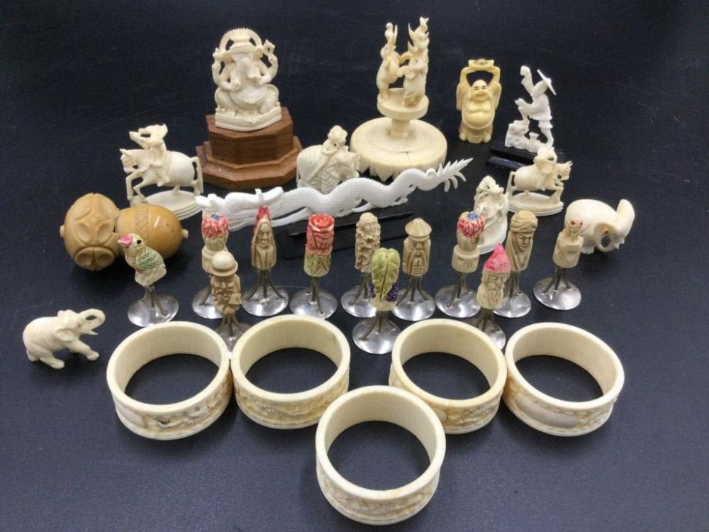 Lot 178: Mix Carved Lot