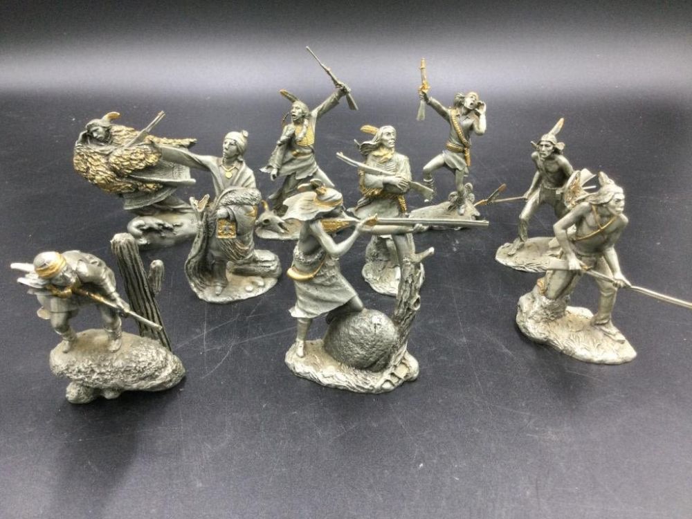 Lot 204: Jim Ponter Pewter Sculptures