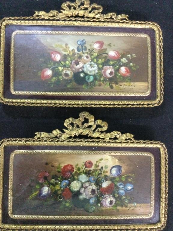 Lot 222: Antique Oil Paintings