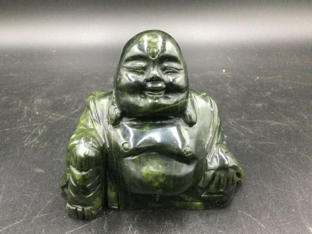 Lot 227: Carved Jade Budha