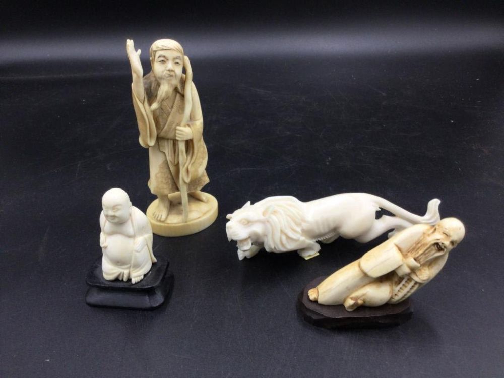 Lot 257: Carved Figurines