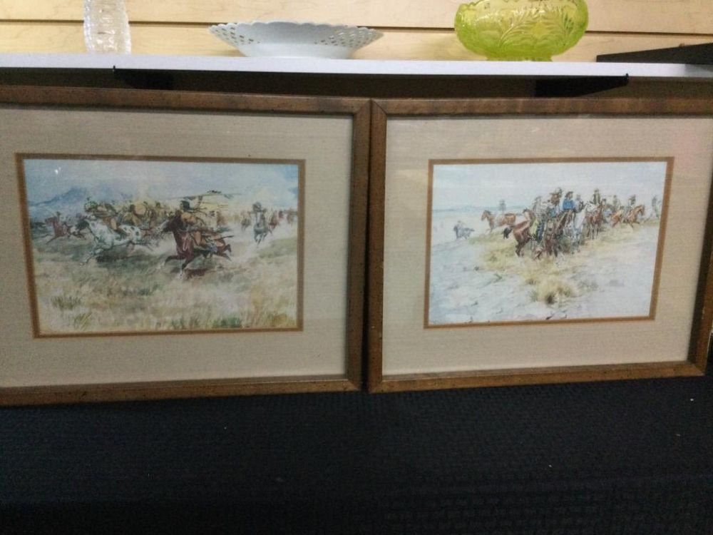 Lot 15: Vintage Prints Cowboys & Indians