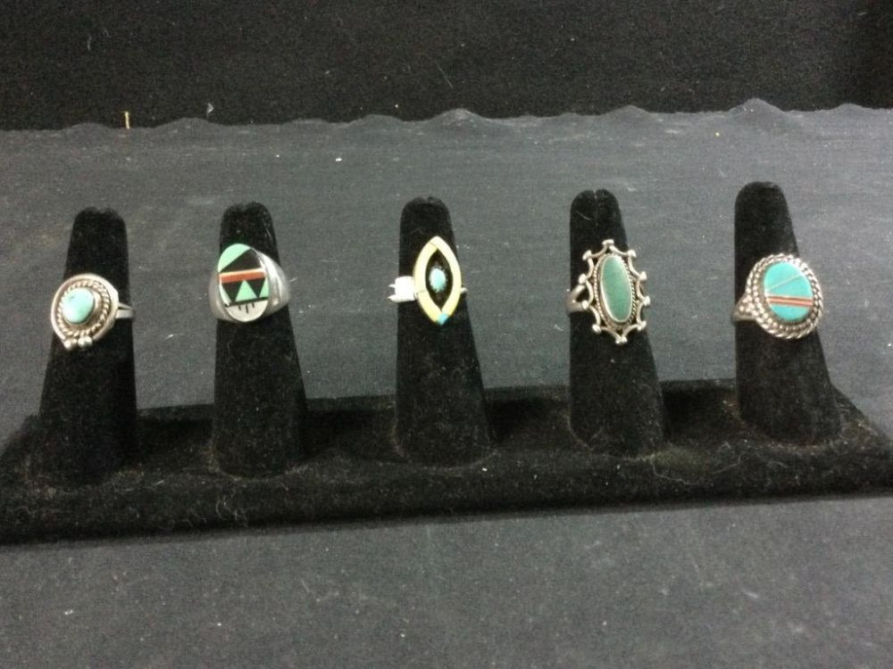 Lot 58: Navajo Sterling Rings