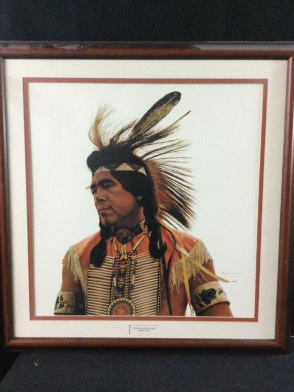 Lot 60: Native American Print "Crow Indian Dancer" LE