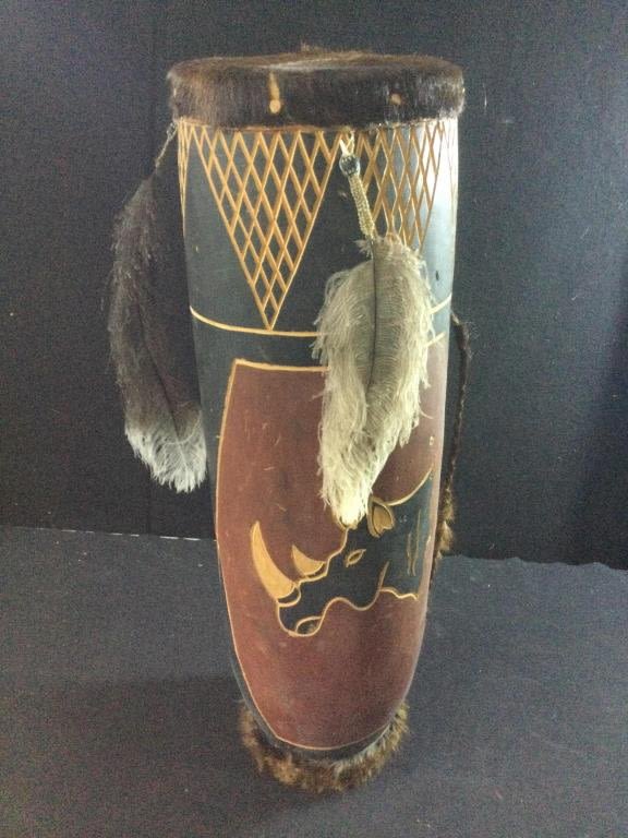 Lot 61: African Drum
