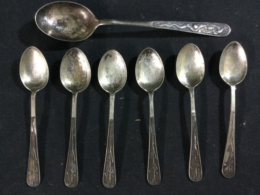 Lot 63: Silver Spoons
