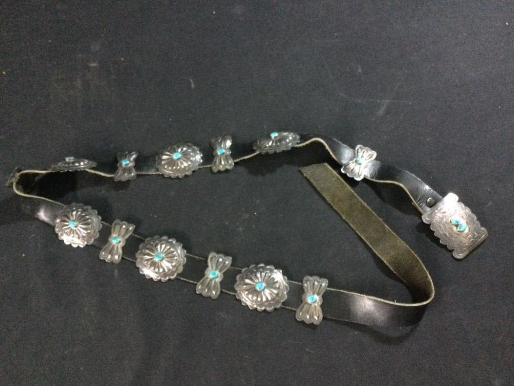 Lot 74: Large Concho Belt