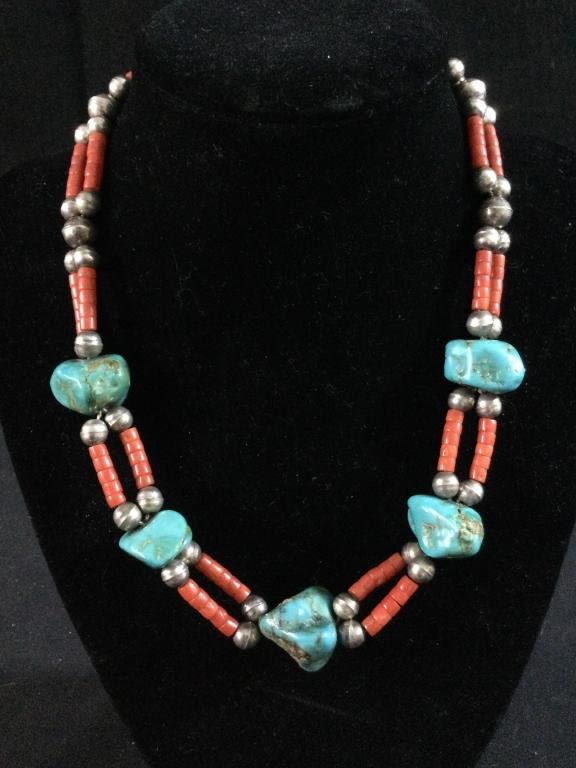 Lot 80: Native American Necklace