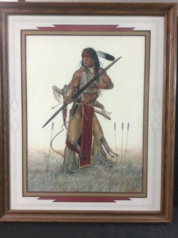 Lot 86: Native American "Standing His Ground" LE