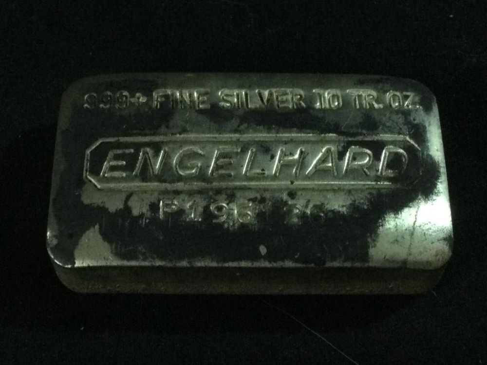 Lot 99: Engelhard 10 Troy Oz Silver Bar