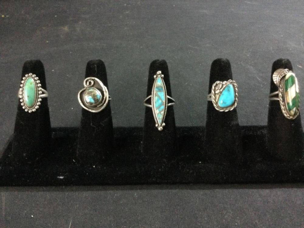 Lot 105: Sterling Navajo Rings