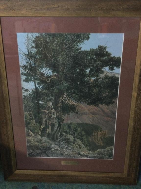 Lot 115: Robert Luce Litho "Priming the Piece"