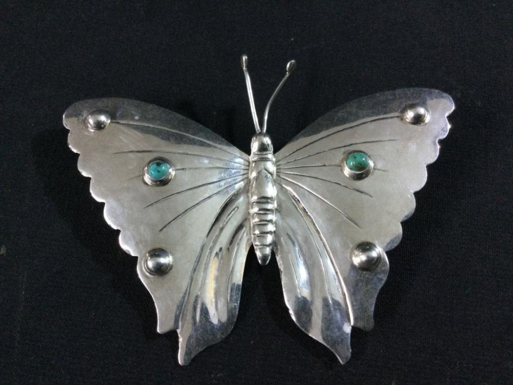 Lot 137: Navajo Butterfly Brooch