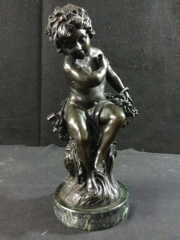 Lot 142: Bronze Cherub