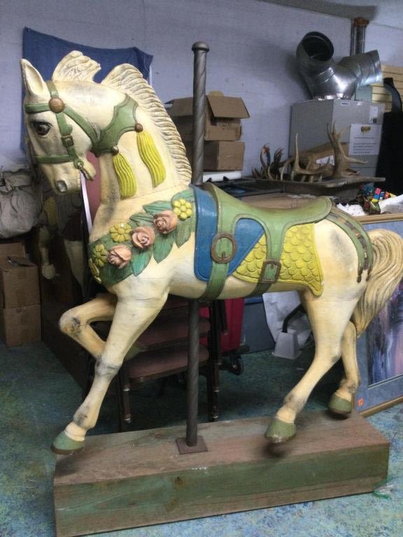 Lot 146: Early Carousel Horse "Lead Horse"