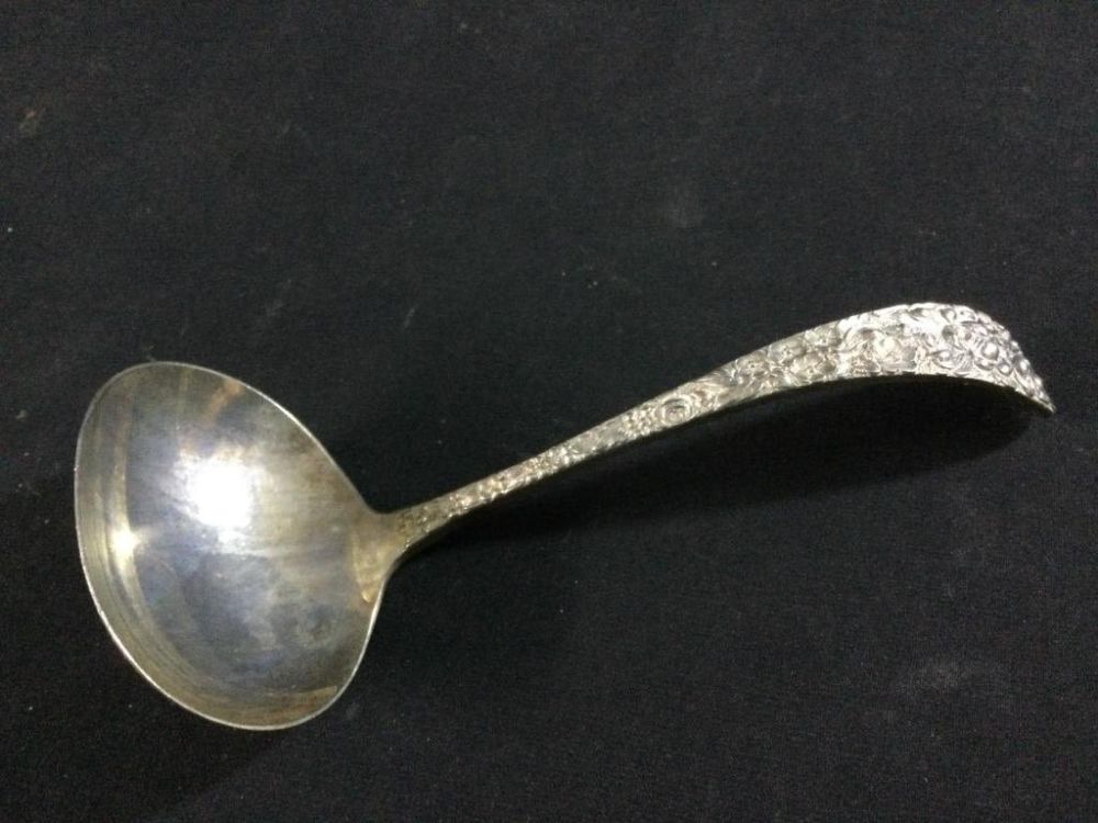 Lot 150: Sterllng Steiff Ladle