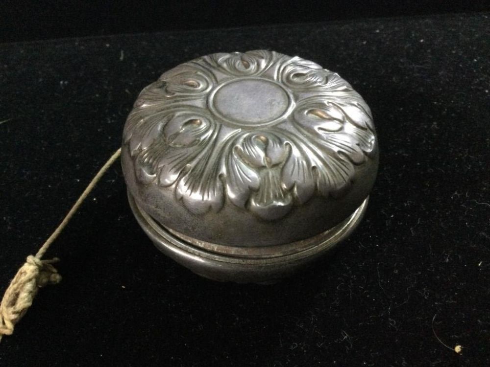 Lot 160: Sterling Yoyo