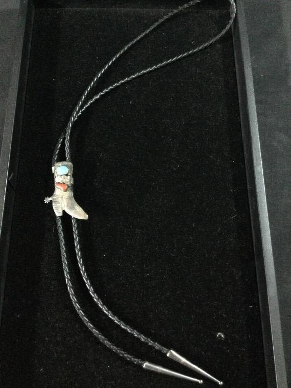 Lot 189: Navajo Silver Bolo