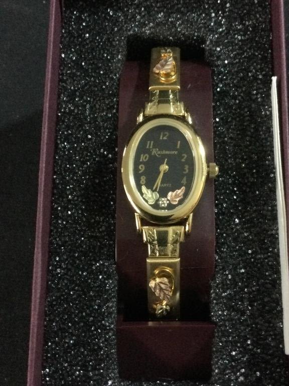 Lot 192: Rushmore Watch (Black Hills Gold)