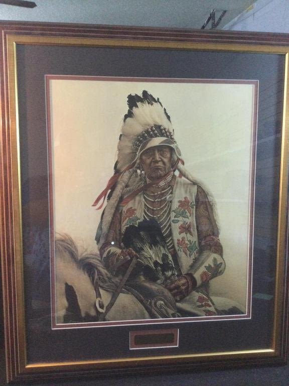 Lot 211: James Bama "Oldest Living Crow Indian" LE