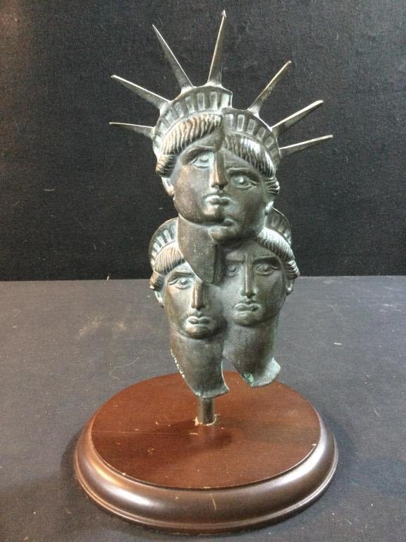 Lot 234: Yantorno Bronze Statue of Liberty