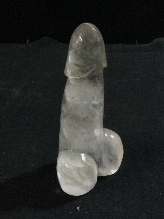 Lot 256: Carved Quartz Phallus