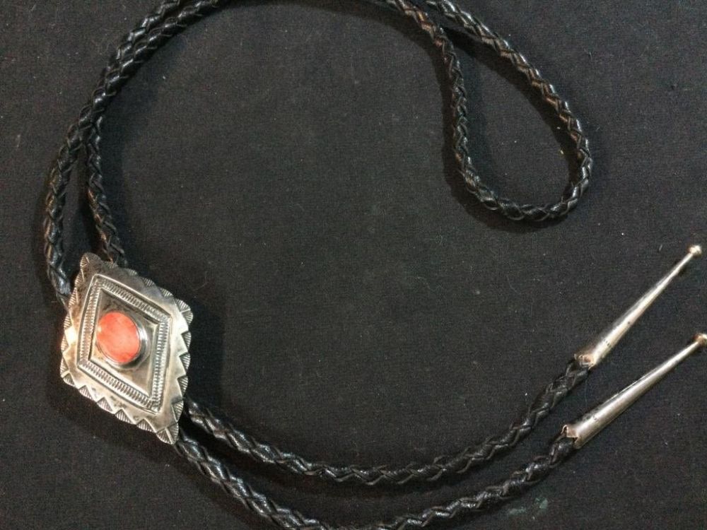Lot 267: Silver Navajo Bolo