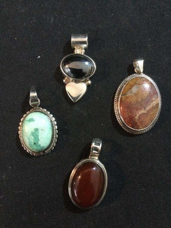 Lot 281: Sterling Pendants