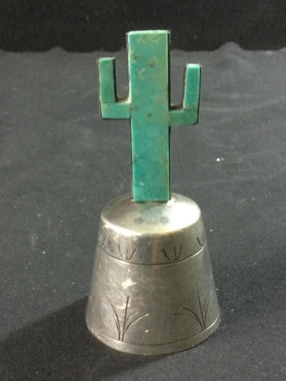 Lot 288: Native American Silver Bell