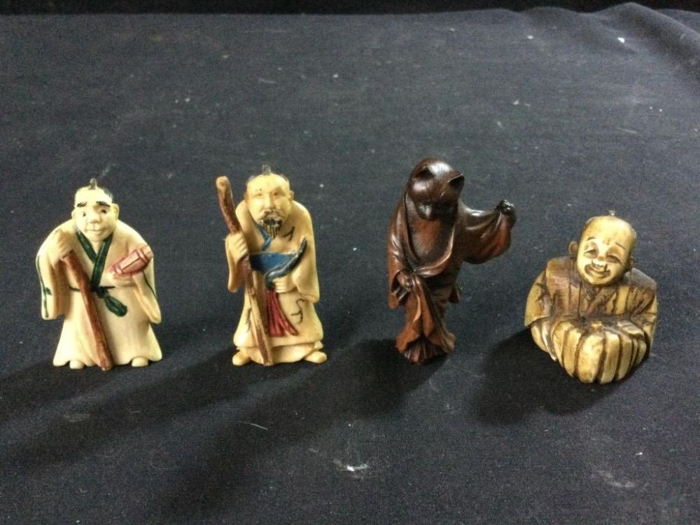 Lot 2: Carved  Netsukes