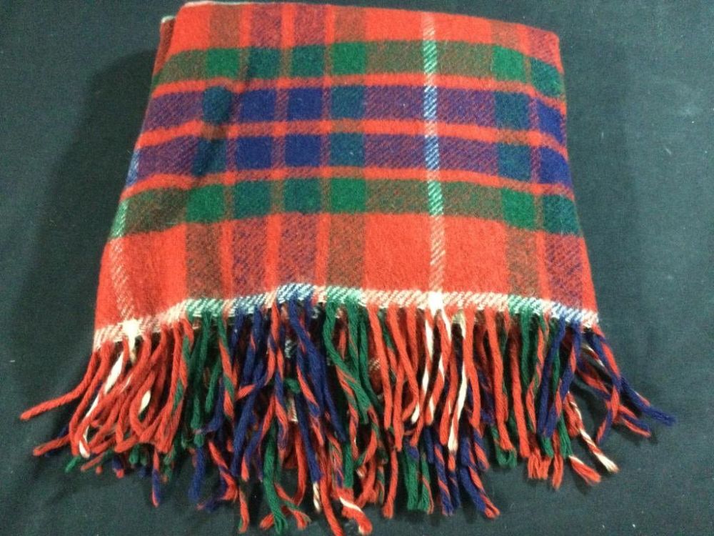 Lot 11: Rick Sherrin Wool Throw