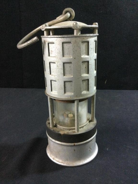 Lot 20: Vintage Miners Lamp marked Koehler MFG Co